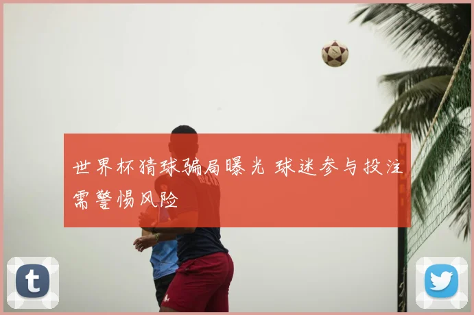 世界杯猜球骗局曝光 球迷参与投注需警惕风险